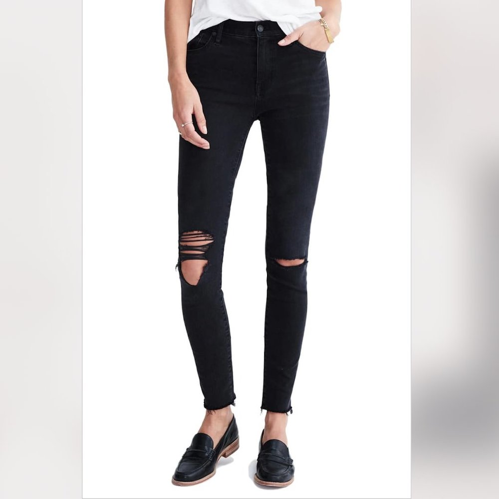 Black Madewell Ripped Denim